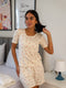 Women Summer Pajama set Red Hearts T-shirt + Shorts